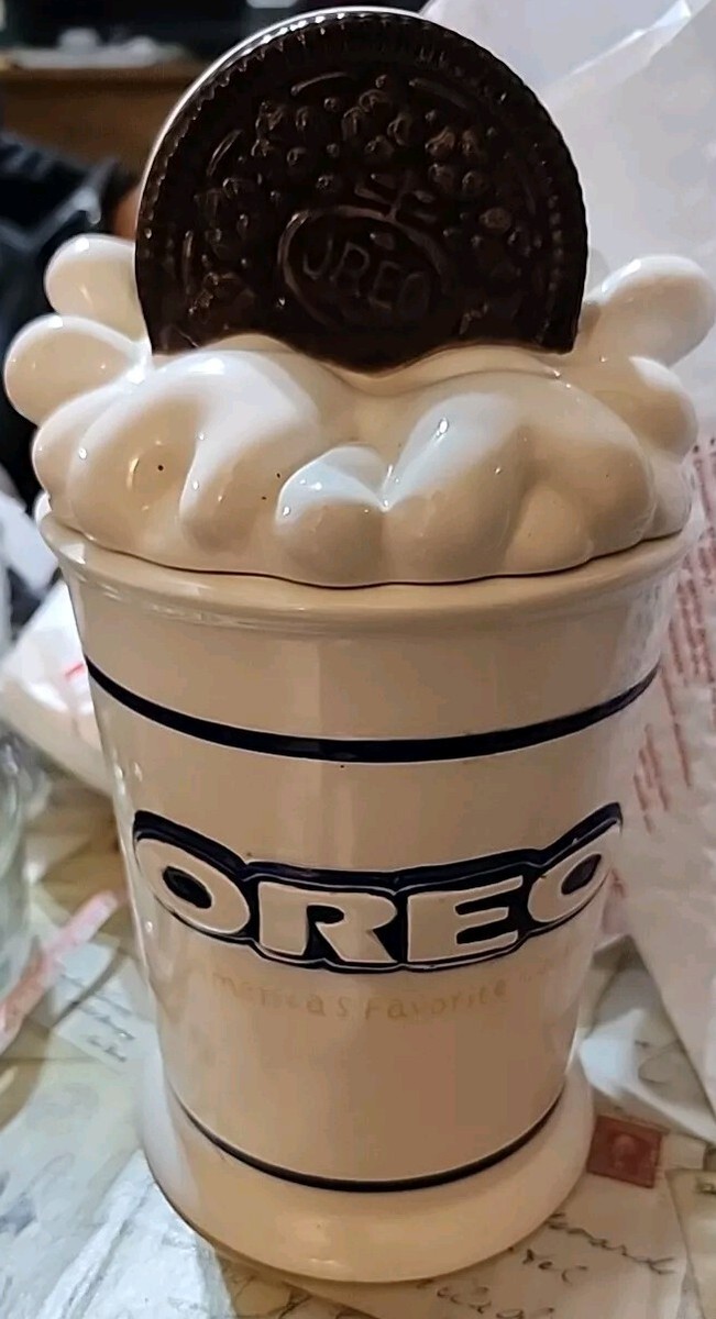 Oreo Cookie Jar Nabisco Dopamine Decor - Fun! - Nice
