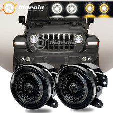 Bumper 4 Led Drivning Fog Lights For Jeep Wrangler Jl Jt Jk Rubicon 2007-2023 Bumper 4 Led Drivning Fog Lights For Jeep Wrangler Jl Jt Jk Rubicon 2007-2023