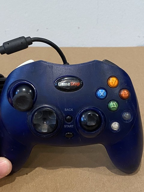 Original Xbox Gamestop Wired Controller Blue Untested ...