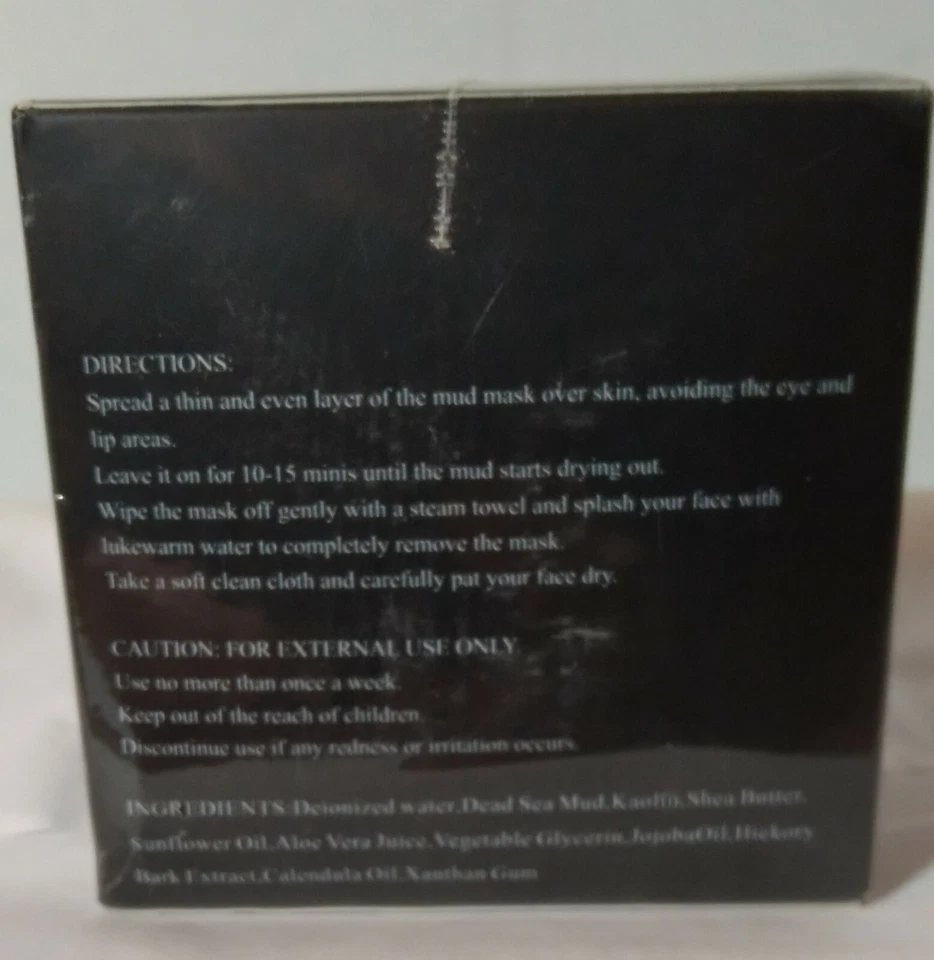 Máscara de lama do Mar Morto por Vikeepro / 8,8 oz / Melhora a elasticidade da pele / NOVA - Imagem 3 de 4