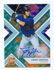2018 Elite EE Autographs Status DC Tie Dye 1/5 #109 JIMMY HERRON Chicago CUBS