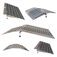 WORHAN® Rigid Threshold Ramp for Wheelchair Loading Platform Anodized Aluminum