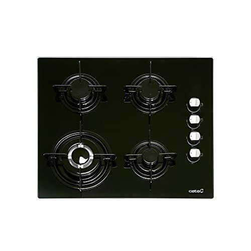CATA CI 631 BK A/A - Piano Cottura a Gas Butano a 4 Fuochi - 1 Tripla Corona ...