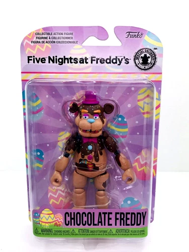 NOC Five Nights At Freddy's Chocolate Freddy Action Figure 6" Collectible Funko