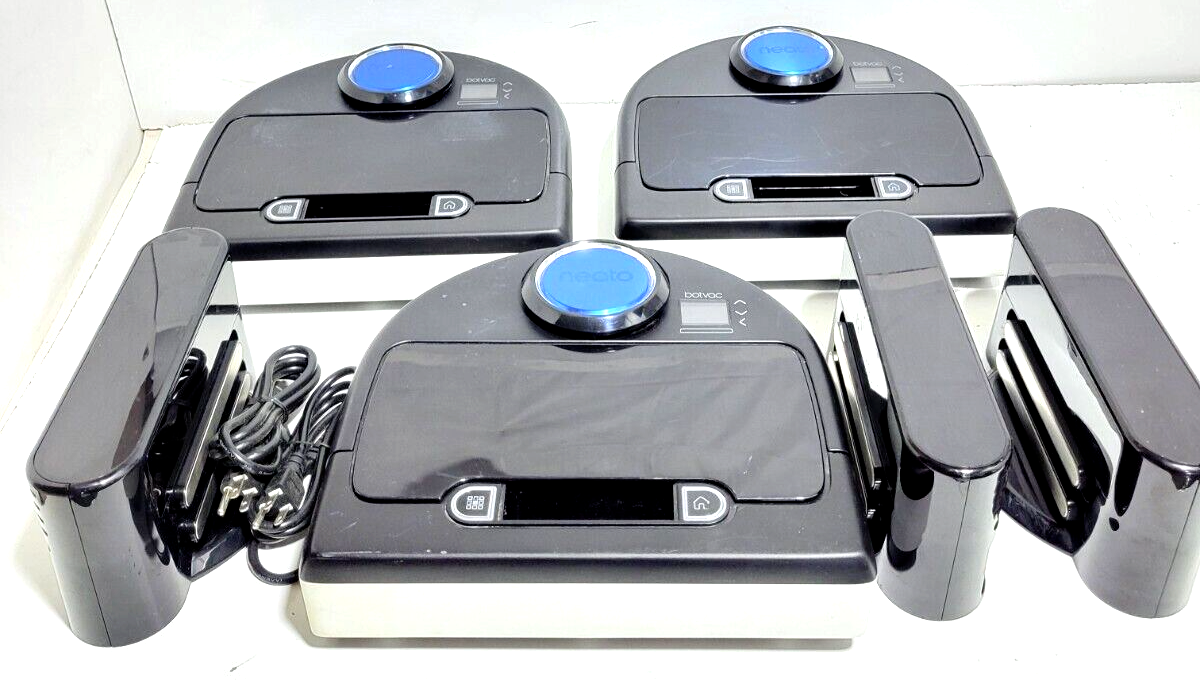 LOT OF 3 Neato Botvac D80 Robot Vacuum Cleaner 9050285 FOR PARTS