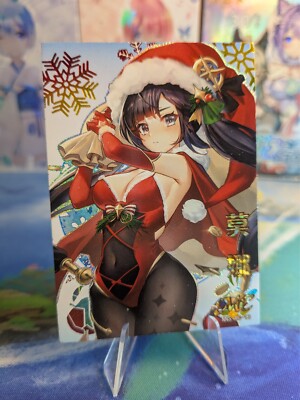 MONA - Goddess Story Waifu Cards NNS - Genshin Impact Sexy Anime Cosplay Figur
