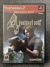 Resident Evil 4 PS2 (PlayStation 2, 2005) Greatest Hits Box Blck Label Game Read