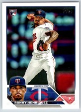 2023 TOPPS SERIES 2 RONNY HENRIQUEZ ROOKIE CARD RC MINNESOTA TWINS #372