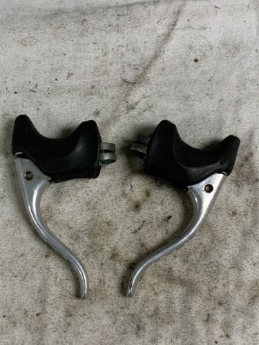 Vintage Shimano BL-Z326 Road Bike Brake Levers, Black Hoods, Non aero - Picture 3 of 5