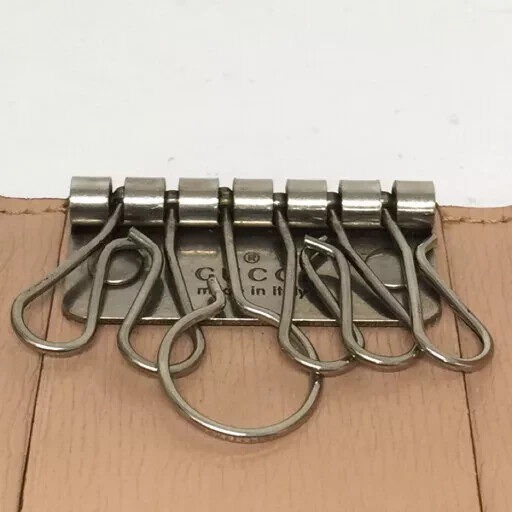 Authentic Gucci Flower Graphic 6 hook Key Case Leather 410118 | eBay