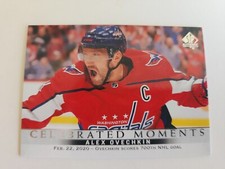 2020-21 UD SP Authentic Hockey Alex Ovechkin | Celebrated Moments #107 Capitals