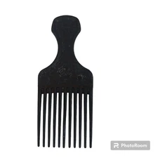 Vintage Goody Plastic Black Crocodile Textured Hair Pick Comb Lift 90’s  6.5”