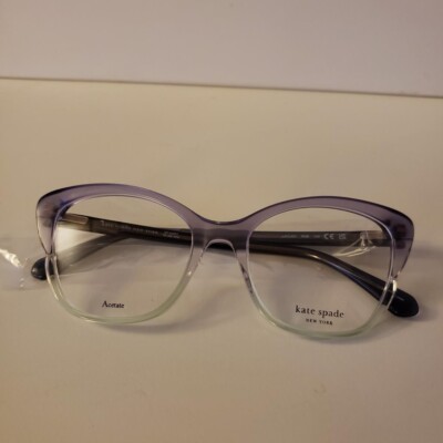 **BRAND NEW** KATE SPADE KS LAYLANI RNB BLUE GREEN FADE CAT EYE EYEGLASSES 51mm