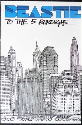 Beastie Boys To The 5 Boroughs Wall Print Poster Us Ebay