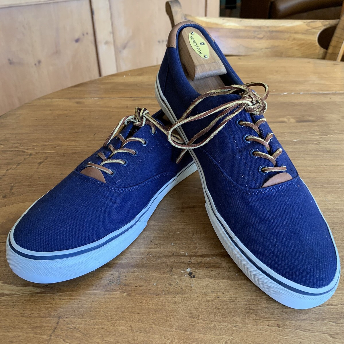 POLO RALPH LAUREN ネイビーブルー　28インチ POLO RALPH LAUREN ポロ ラルフローレン 長袖カットソー メンズ
