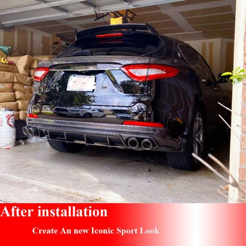 Alerón trasero de carbono real para ventana media Maserati Levante 2016-20 - Imagen 9 de 16