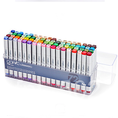 Copic Classic Marker 72 Color Set C - Free Expedited shipping