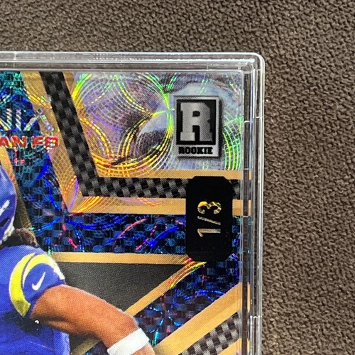🔥 Puka Nacua RC 2024 Wild Card Auto Mania Mt. Rushmore 1/3 Rams🔥 - Bild 3 von 3
