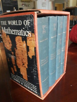 The World of Mathematics 4 Volumes by James Newman 1st Edition 1956 in Slipcase | eBay