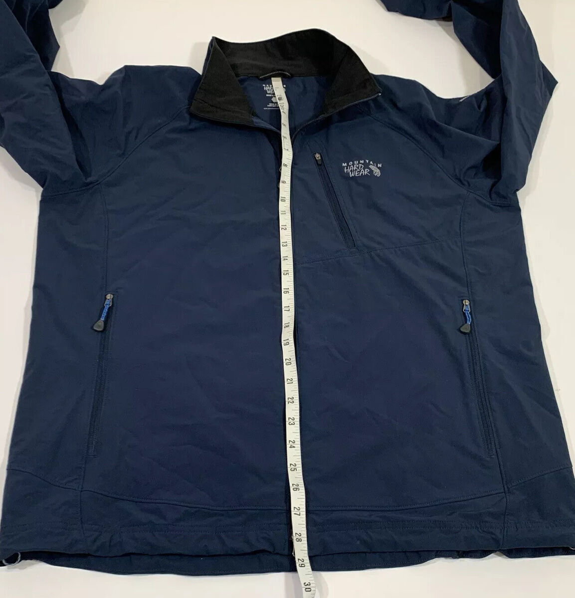 Mountain Hardwear Men's XL Softshell Jacket Blue Light Soft Mountain Hardwear Men's XL Softshell Jacket Blue Light Soft