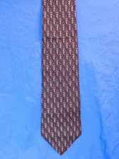 CHRISTIAN DIOR MONSIEUR 100 Silk Men's Necktie Geometric Pattern