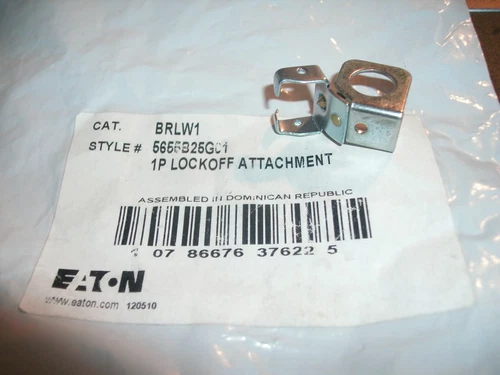 EATON BRLW1 8703C33G01 1 POLE LOCKOFF ATTACHMENT - 7 AVAILABLE SOLD EACH