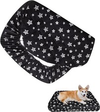 Waterproof Dog Bed Cover 20"x30" Replacement Quilted Noiseless Washable Black