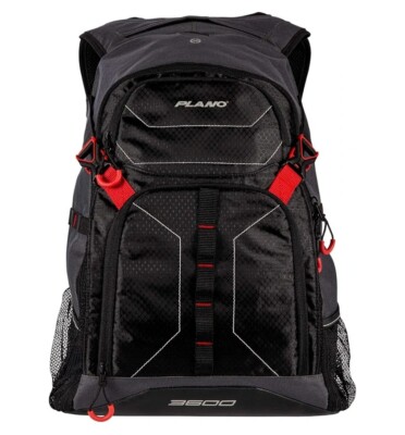 Sac à Dos De Pêche Plano E-Series 3600 - Imperméable Rouge Avec Poches