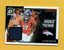 D20593  2018 Donruss Optic Rookie Phenoms Jerseys #1 DaeSean Hamilton BRONCOS