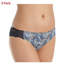 Maidenform Women's Comfort Devotion Lace Back Tanga Panty - S, M  L - 3 PACK