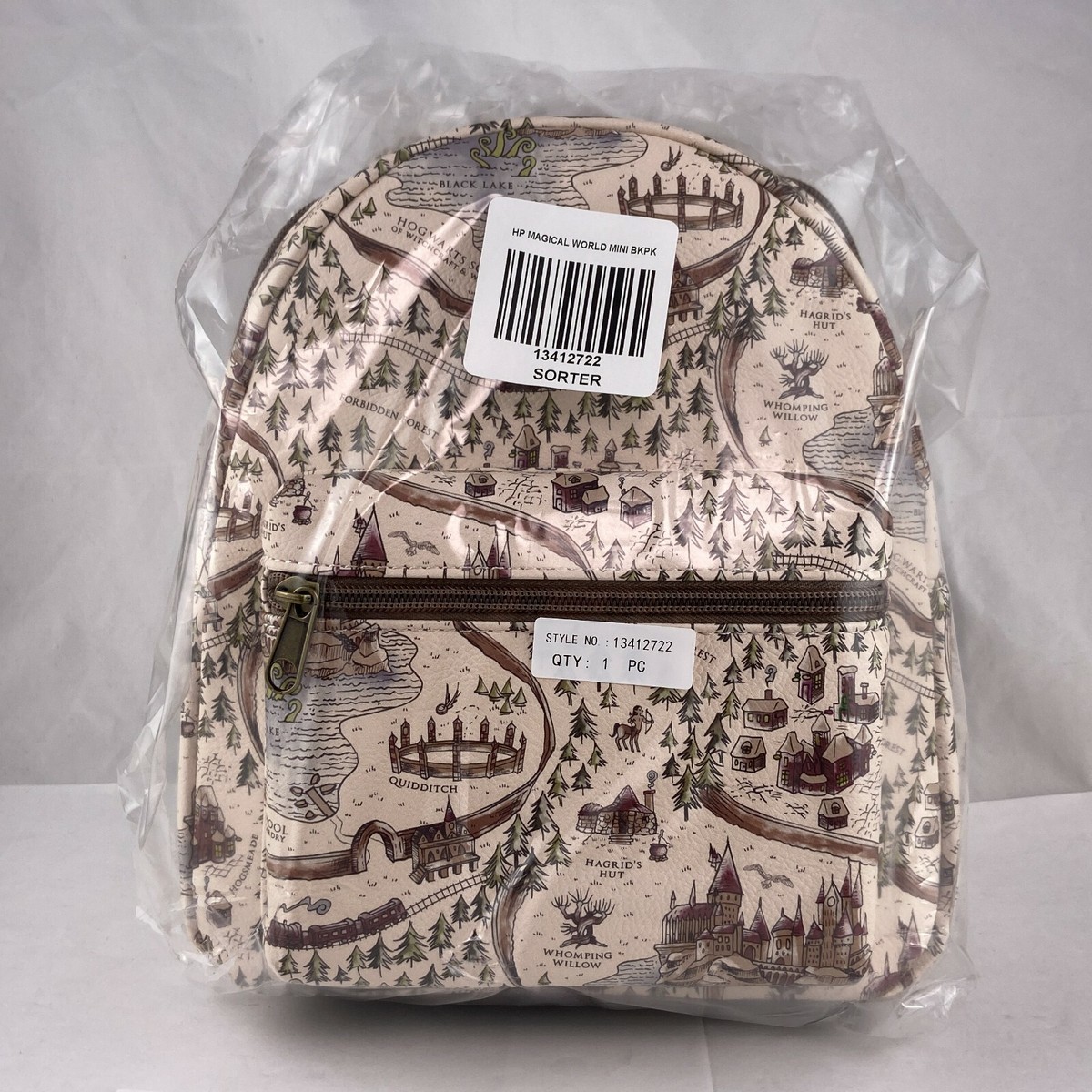 harry potter mini backpack target - 10" Exclusive Woven Small Backpack with Front Pocket Reinforced backpack with zipper for added security Harry Potter Chibi Mini-Backpack