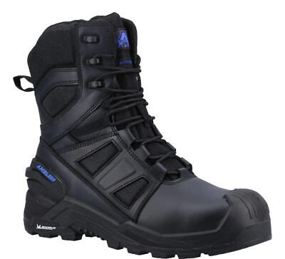 Herren Amblers Centurion Komposit Zehe Sicherheit Wasserdicht Reißverschluss Stiefel Größen 7 bis 14