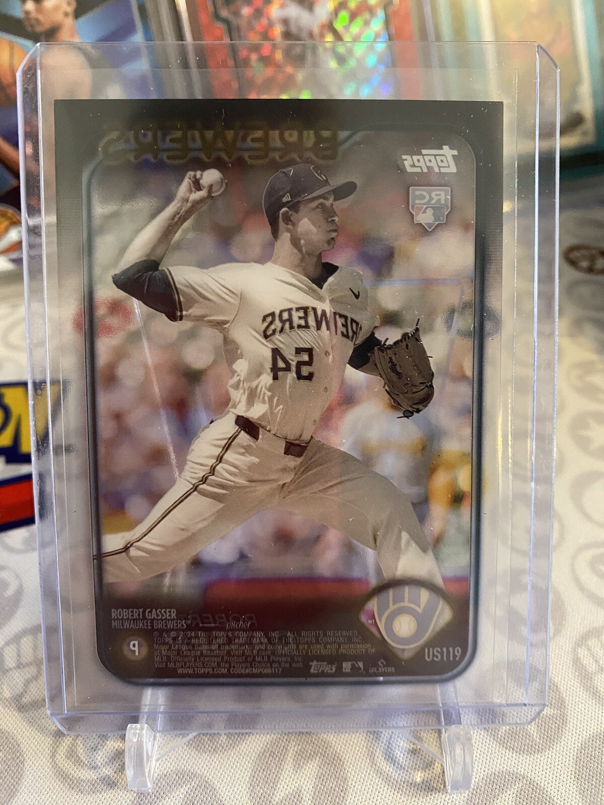 2024 Topps Update Series Clear US119 Robert Gasser /10 (RC) for sale