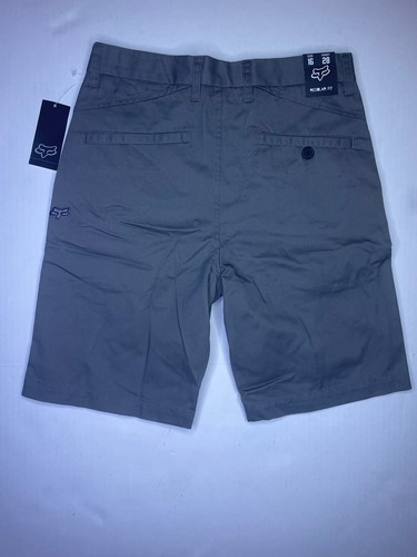 FOX Racing Essex Gray Shorts Youth Size 16/28 NWT - Picture 3 of 8