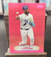 🔥2025 Topps Stadium Club Pink Parallel Junior Caminero #146 Tampa Bay Rays🔥