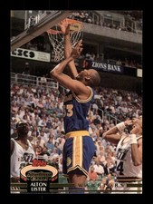  137 Alton Lister 53 Warriors 1992 Topps Basketball Sports Trading Card 