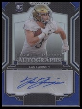 2025 Panini Prizm Draft Picks #DPA-LLN Lan Larison Autographs Blue #/249
