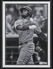 2019 Bowman Heritage #53P-67 Cristian Santana Prospects Black and White