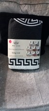 king size brand new black white egyption cotton Quilted Bedspread  King  home   