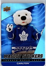 2025-26 Upper Deck MVP Mascot Stickers Carlton the Bear #MS-25