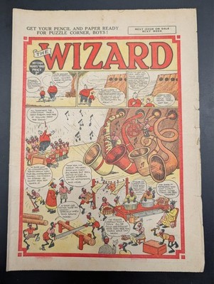 Wizard Comic No 1204, March 5th 1949, D.C. Thomson, Birthday Issue