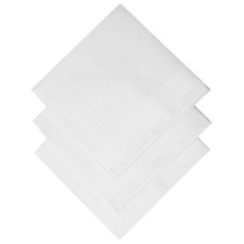 16 inch Mens Cotton Handkerchiefs Plaid Pocket Squares Classic Assorted Pack