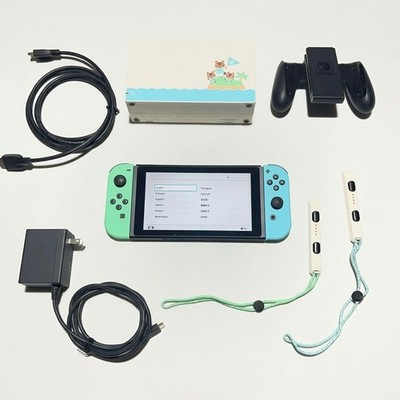 Nintendo Switch Animal Crossing: New Horizons Edition - COMPLETE Bundle 32GB
