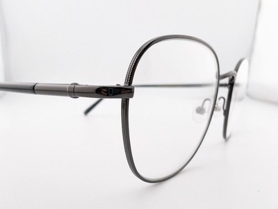 Moscot Spirit Eyeglasses, Frames Only, Luke Pewter/Black, 52-21