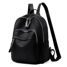 Small Women Backpack Purse, Waterproof Mini Backpack for Women Black Travel B...