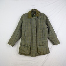 Bronte Jacket Size 12 Green Tweed Hunting Coat Countrywear Equestrian