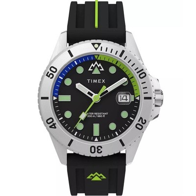 Timex Men's Watch Expedition North Anchorage Black Dial Silicone Strap TW2W41700
