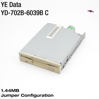 YE-DATA YD-702B-6039B C 3.5'' 1.44MB FDD FLOPPY LAUFWERK DISK DRIVE JUMPER ATARI