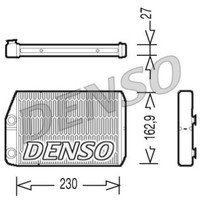 Denso WÄRmetauscher HeizungskÜHler Passend FüR CitroËN Jumper Fiat Ducato