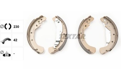Bremsbackensatz hinten Textar 91049000 für OPEL